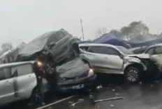 Kecelakaan Mengerikan di Tol Cipularang : Truk Rem Blong Tabrak 5 Kendaraan, Lalulintas Lumpuh Total !