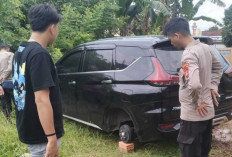 Terekam CCTV, Maling Pakai Pajero Gasak 4 Ban Xpander Terparkir Di Pakjo