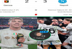 Hasil Napoli vs Genoa 3-2: Penalti Menit Akhir Antar Napoli Kalahkan Genoa 