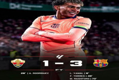 Hasil Elche vs Barcelona 1-3: Amankan Tiga Poin dan Kukuh di Puncak LaLiga