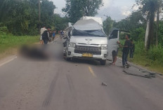 Kecelakaan Maut di Jalintim Km 95 Muba, Travel Hiace Tabrak Truk Hino, 4 Penumpang Tewas