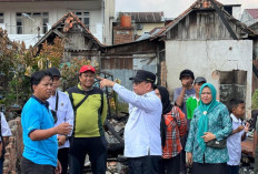 Pj. Wali Kota Tinjau Korban Kebakaran di 10 Ilir : Salurkan Bantuan !