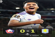Hasil Liga Europa: Lille Tumbang di Kandang dari Aston Villa