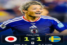 Piala Dunia 2026 : Jepang Tahan Imbang Swedia 1-1 