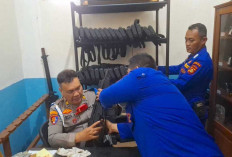 Polda Sumsel Gelar Sidak Senjata Api Dinas, Pastikan Disiplin dan Keamanan Personel