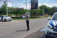 Satlantas Polres Ogan Ilir Gelar Patroli Beat Siang Antisipasi Lonjakan Kendaraan Akhir Pekan