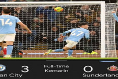 Hasil Liga Premier Inggris: Manchester City Sunderland 3-0, Pangkas Jarak dengan Arsenal