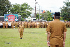 Pimpin Langsung Apel Gabungan : Ini Pesan Bupati HM Toha !