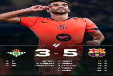 Hasil LaLiga Spanyol: Barcelona Pesta Gol di Sevilla, Libas Real Betis 5-3