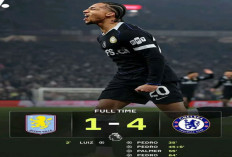 Hasil Aston Villa vs Chelsea 1-4: Joao Pedro Hattrick
