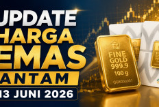 Cek Harga Emas Antam Hari Ini, 13 Juni 2026: Naik Tipis Rp2.000, Kini Dibanderol Rp2,711 Juta per Gram