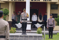 Kapolres Ogan Ilir Pimpin Apel Kesiapsiagaan Ramadhan 1447 H, Tekankan Waspada Hoaks