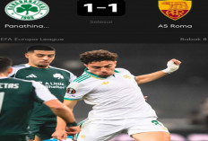 Hasil Liga Eropa: AS Roma Tahan Panathinaikos 1-1, Lolos 16 Besar
