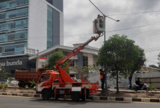 1.000 Lampu Jalan di Palembang Akan Diganti LED 
