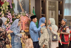 Warga Antusias Silaturahmi ke Rumah Dinas Gubernur Sumsel  