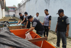 Lapas Sekayu Tebar 1000 Benih Ikan Lele : Pembinaan Kemandirian dan Dukung Ketahanan Pangan !