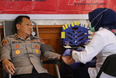 Polres Ogan Ilir Gelar Donor Darah Serentak Peringati HUT Humas Polri ke-74