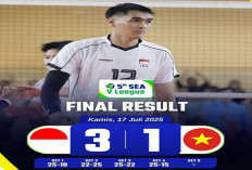 Indonesia Tumbangkan Vietnam 3-1, Pimpin Klasemen Sementara SEA V League 2025 Leg 2