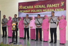 Lima Perwira Polres Muara Enim Dimutasi