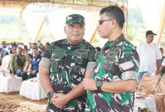 Tingkatkan Ketahanan Pangan: Dandim 0402/OKI Hadiri Kegiatan Tanam Padi Gogo