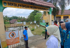 Payuputat Prabumulih Terendam Banjir, Dua SD Negeri Hentikan Tatap Muka dan Beralih ke Daring