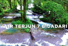Keindahan Air Terjun 7 Bidadari, Keajaiban Alam di Tanah Rencong Aceh