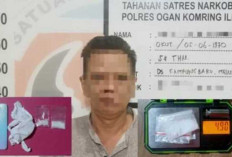 Pengedar Sabu Asal Kampung Baru OKI Diamankan Polisi