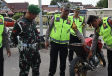 Tim Gabungan TNI-Polri di Muaraenim Razia Knalpot Brong