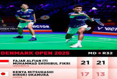 Hasil Denmark Open 2025: Putri Melaju, Alwi dan Gregoria Tertahan
