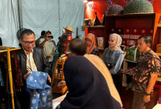 Pj. Bupati Banyuasin Tinjau Stan Dekranasda di Sriwijaya Expo, Dorong Pengembangan UMKM Lokal