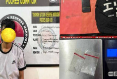 Pria di Muara Kuang Ogan Ilir Digerebek Polisi: Ternyata Pengecer Narkoba, Segini Barang Buktinya !