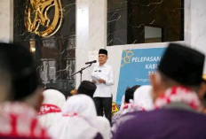 Wakil Bupati Ogan Ilir H. Ardani Lepas 267 Jamaah Calon Haji di Masjid Agung An-Nur
