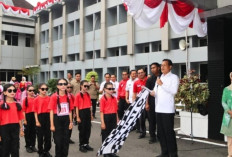 Tampilkan Atraksi Berbaris.Lomba Gerak Jalan Indah 