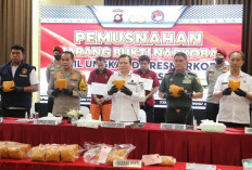 49 Kilogram Sabu Dimusnahkan : Pemprov Sumsel Apresiasi Polda Sumsel Sikat Narkoba !