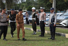 Gelar Pasukan Operasi Lilin 2024 : Ini Harapan Pj. Wako Prabumulih Selama Nataru  !