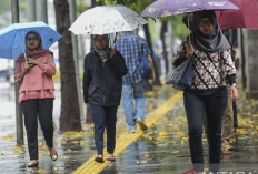 BMKG : Hujan Berpotensi Landa Sebagian Besar Wilayah, Termasuk Palembang !