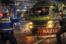 Heboh!  Truk Batu Bara Diduga Dikawal Oknum Polisi Lolos dari Pencegatan Dishub Muratara, Ini Faktanya