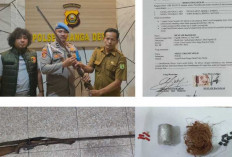Dua Pucuk Senpi diserahkan ke Polsek Sanga Desa, Ini Kata Kapolsek
