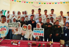 KPU Banyuasin Ajak Generasi Milenial Jadi Pemilih Cerdas, Gelar Sosialisasi di SMAN 1 Suak Tapeh