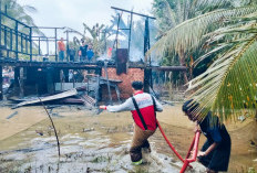 Korsleting Listrik, Rumah Warga Kuripan Ludes Terbakar 