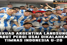 Ekspresi Kekecewaan Mendalam, Argentina U-20 Terpukul Setelah Kalah dari Indonesia