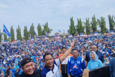 Senam Sehat Bersama HDCU dan Ber-Gema, Ribuan Warga Prabumulih Padati Eks Polsek Prabumulih Timur 