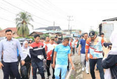 Hujan Lebat Picu Banjir di Prabumulih, H Arlan Pastikan Perbaikan Drainase, Normalisasi dan Perda Sampah