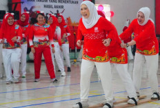 Feby Deru dan Persit KCK Meriahkan Lomba HUT ke-80 RI di Jasdam II/Sriwijaya dengan Semangat Kebersamaan