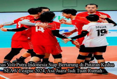 Timnas Voli Putra Indonesia Siap Bertarung di Putaran Kedua SEA V League 2024, Asa Juara Jadi Tuan Rumah