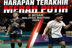 Malaysia Masters 2026: Jojo dan Ubed Jadi Harapan Terakhir Merah Putih 
