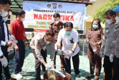 Polres OKU Musnahkan 540 Gram Narkotika dari 17 Perkara: Komitmen Tegas Berantas Peredaran Gelap
