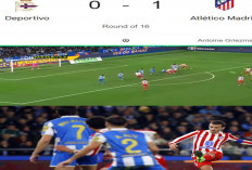 Hasil Copa del Rey: Atletico Madrid Singkirkan Deportivo 1-0