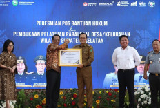 Muara Enim Raih PenghargaanTercepat Bentuk Posbankum se-Sumsel