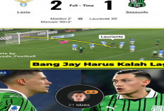 Hasil Liga Serie A: Sassuolo Dipukul Lazio 2-1